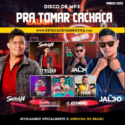 Disco de Mp3 - Pra Tocar Cachaça 2023